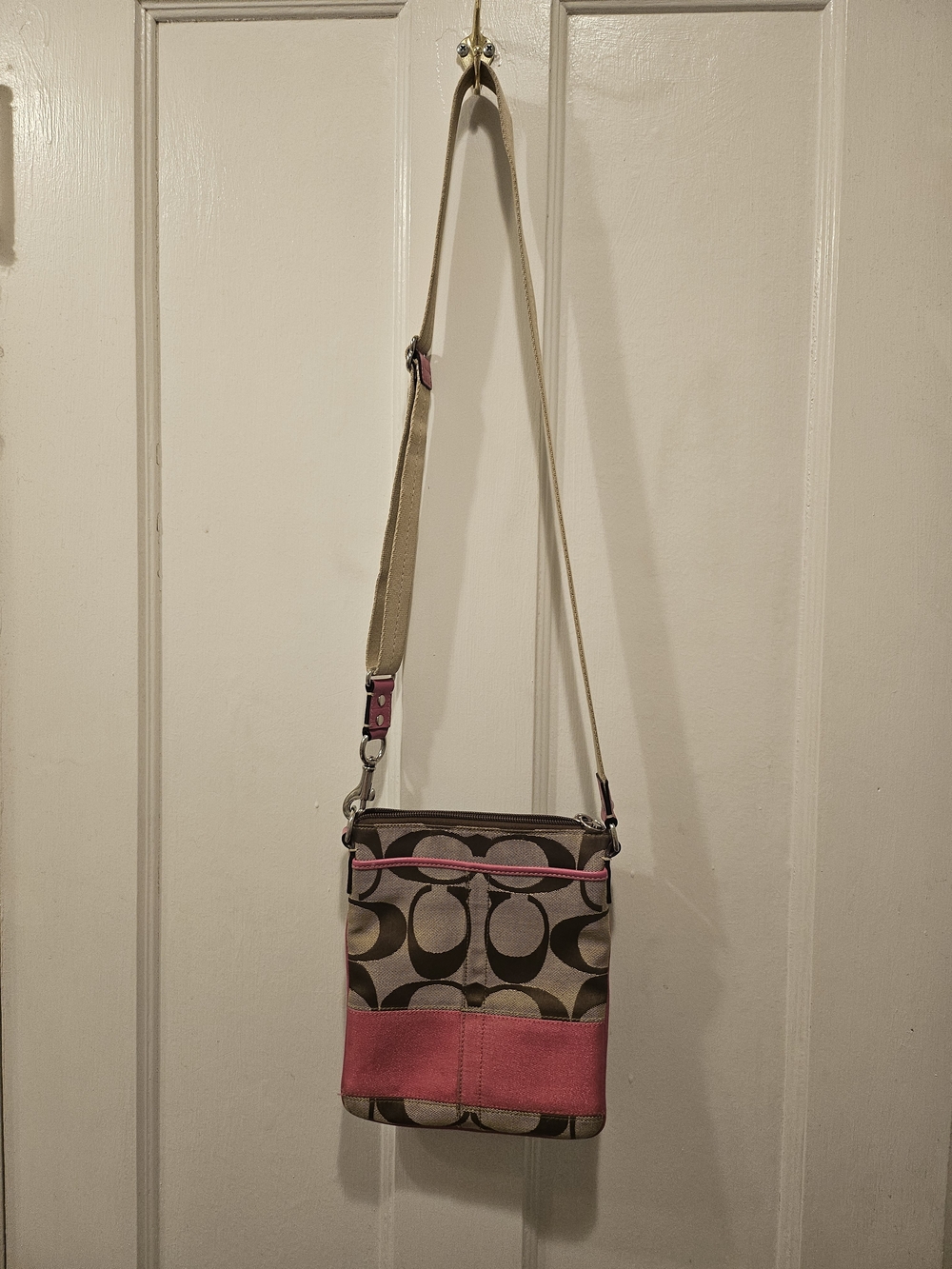 Coach Crossbody Bag With Pink